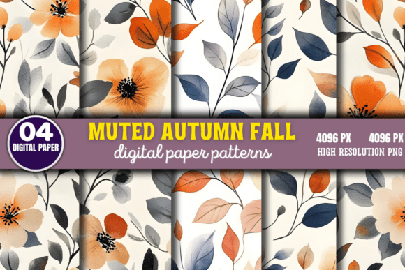 Muted Autumn Fall Backgrounds 13: A Must-Have for Creative Projects