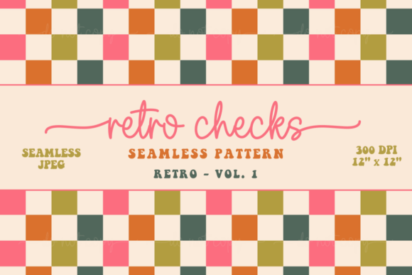 Retro Checkered Print Seamless Pattern: A Timeless Design for Modern Creativity