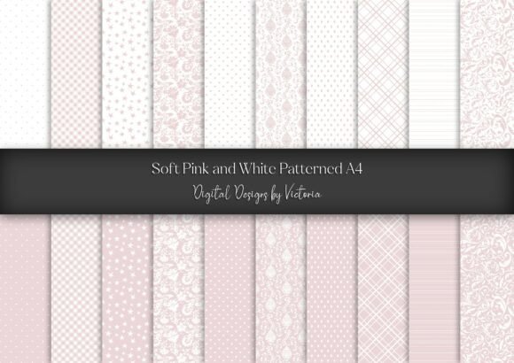 Soft Pink and White Patterned Paper: A Creative Staple for Handmade and Digital Projects
