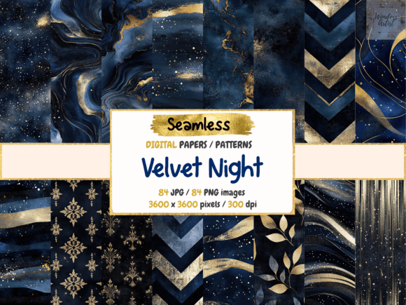 Velvet Night Seamless Digital Papers: A Deep Dive into Elegance and Versatility for Creative Projects